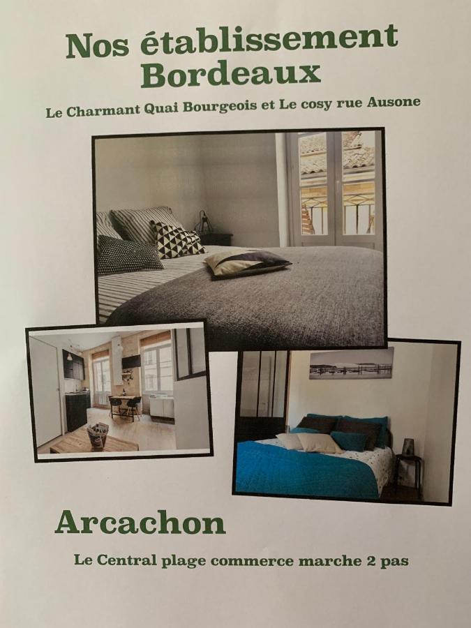 Le Central Plage - Commerce - Marche A 2 Pas Appartement Arcachon Buitenkant foto